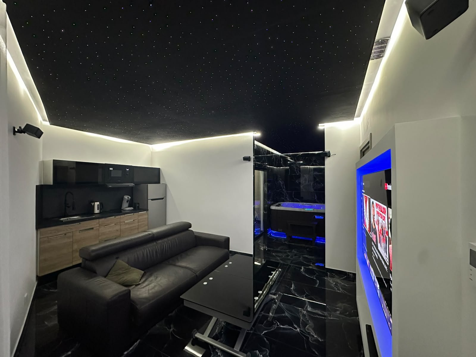 Espace de vie en lumière du jour